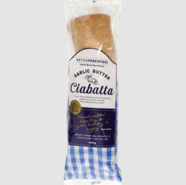 Artisan Bakehouse Garlic Butter Ciabatta 450g