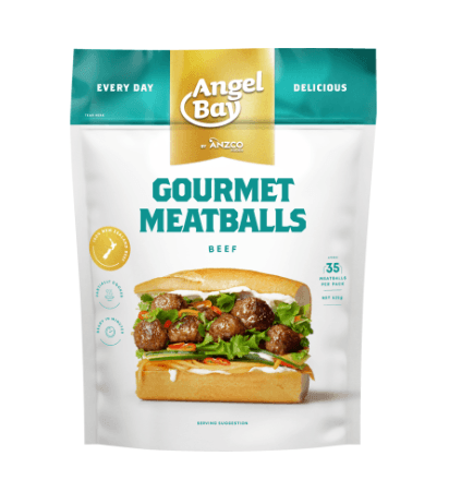 Angel Bay Beef Gourmet Meatballs 525g