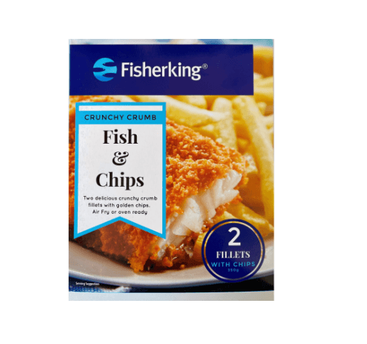 Fisherking Crunchy Crumb Fish & Chips 350g