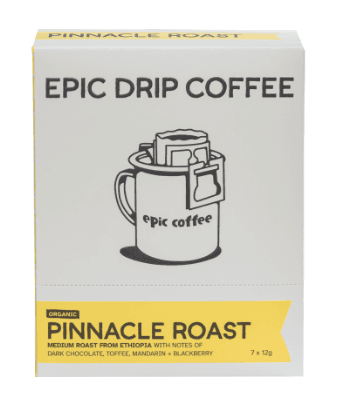 Epic Coffee Pinnacle Roast (organic) Coffee 7 x 12g