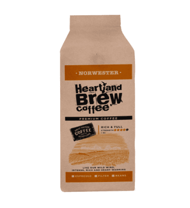Heartland Coffee Norwester Bean Premium Coffee 1kg