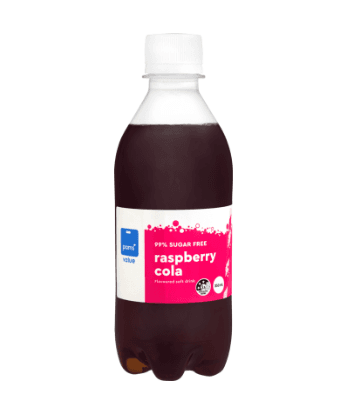 Pams Value 99% Sugar Free Raspberry Cola Flavoured Soft Drink 350ml