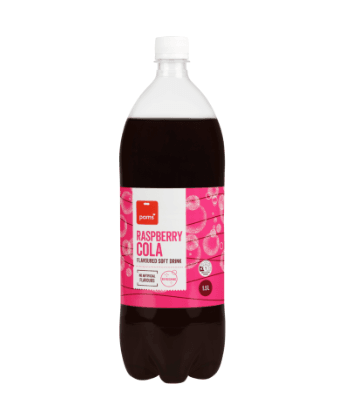 Pams Raspberry Cola Flavoured Soft Drink 1.5l