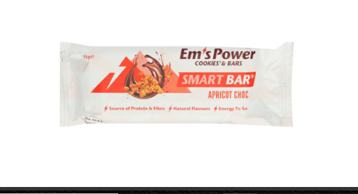 Em's Power Cookies Apricot Choc Smart Bar 75g