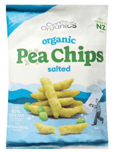 Ceres Organics Salted Pea Chips 100g