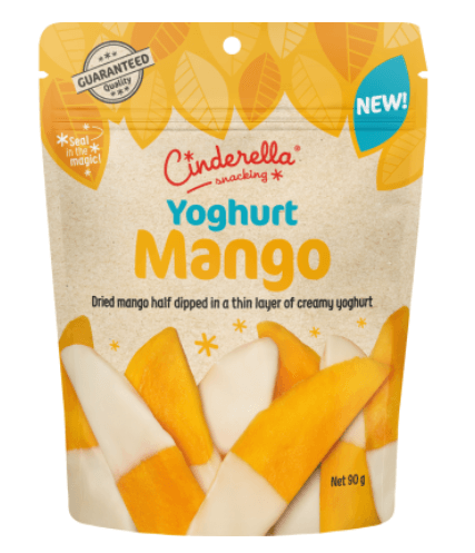 Cinderella Yoghurt Mango 90g