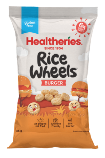 Healtheries Burger Rice Wheel Snack 126g