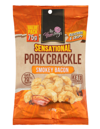 Mr Hamfreys Sensational Smokey Bacon Pork Crackle 75g