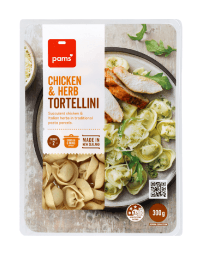 Pams Chicken & Herb Tortellini 300g