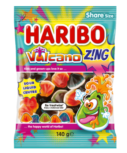 Haribo Vulcano Fizz 140g