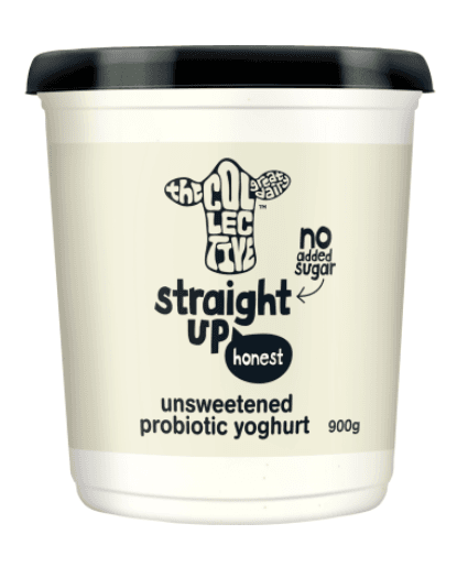 The Collective Straight Up Unsweetened Probiotic Yoghurt 900g