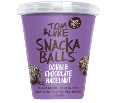 Tom & Luke Double Chocolate Hazelnut Snackaballs 220g