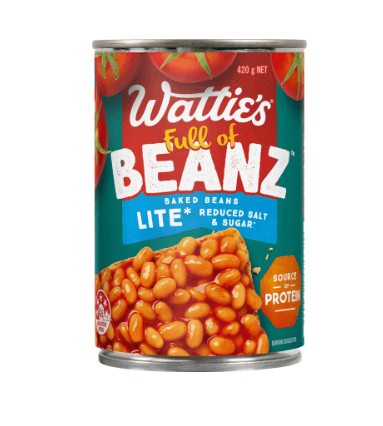 Wattie's Baked Bean In Lite Tomato Sauce 420g