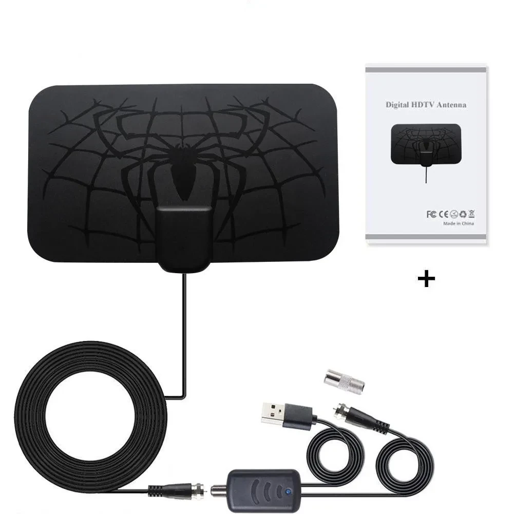 Spider Pattern HDTV Cable Antenna 4K