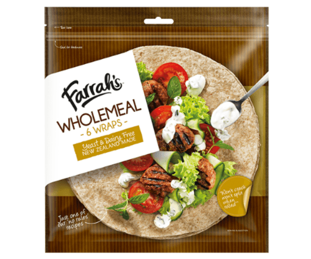 Farrah's Wraps Wholemeal 6pk