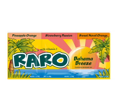 Raro Bahama Breeze Flavoured Beverage Mix 3 x 80g