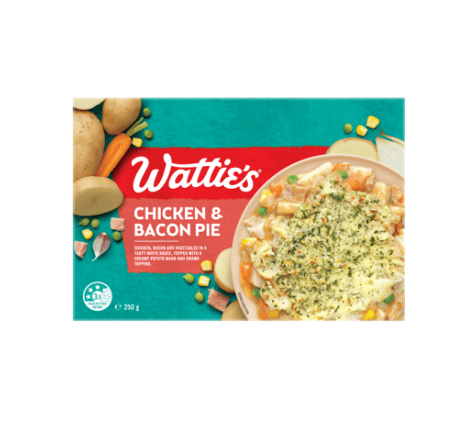 Wattie's Chicken & Bacon Pie 250g