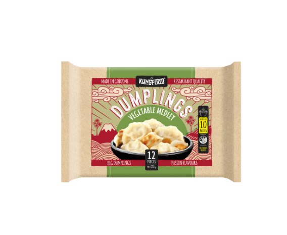 KungFood Vegetable Medley Dumplings 12pk
