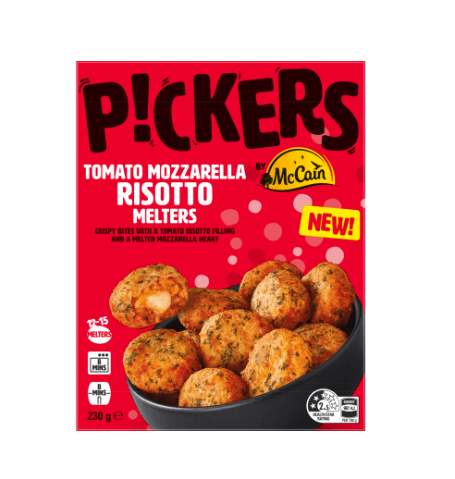 McCain Pickers Tomato Mozzarella Risotto Melters 230g