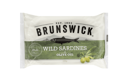 Brunswick Wild Sardines In Olive Oil 106g