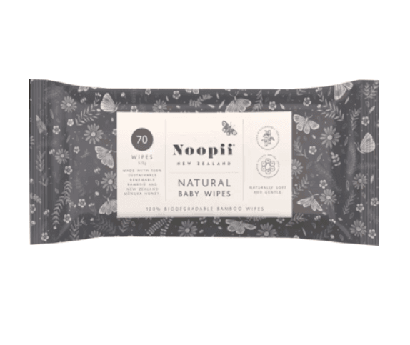 Noopii Natural Biodegradable Baby Wipes 70pk