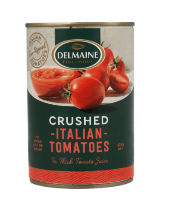 Delmaine Crushed Italian Tomatoes In Thick Tomato Juice 400g