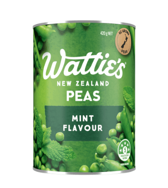 Wattie's Mint Flavour Peas 420g