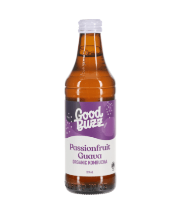 Good Buzz Passionfruit Guava Organic Kombucha 328ml