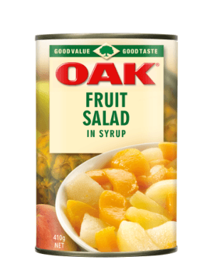 Oak Fruit Salad In Syrup 410g