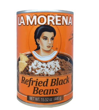 La Morena Black Beans Refried 440g