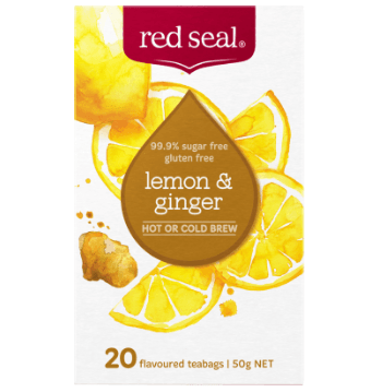 Red Seal Lemon & Ginger Tea Bags 20pk