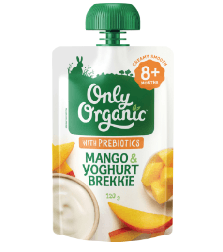 Only Organic Mango & Yoghurt Brekkie 8+ Months 120g