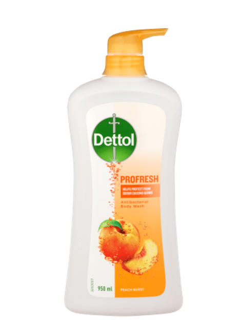 Dettol Profresh Peach & Raspberry Pump Shower Gel 950ml