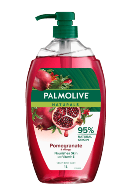 Palmolive Naturals Pomegranate With Mango Body Wash 1l