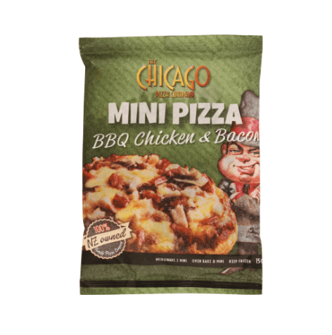 Chicago BBQ Chicken & Bacon Mini Pizza 150g