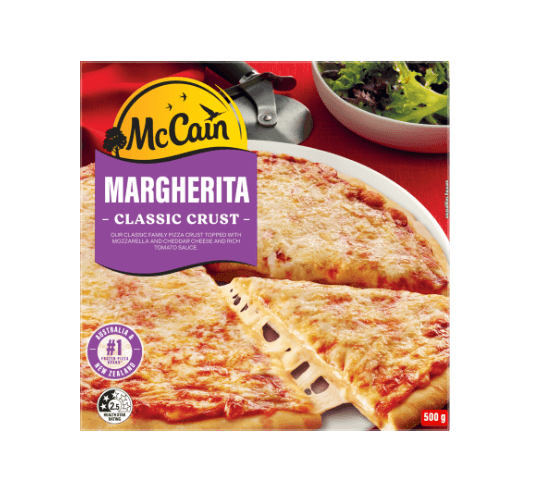 McCain Margherita Classic Crust Pizza 500g