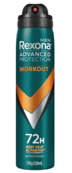 Rexona Men Advanced Protection Workout 72Hr Antiperspirant Deodorant 220ml