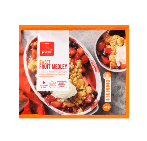 Pams Sweet Fruit Medley 500g