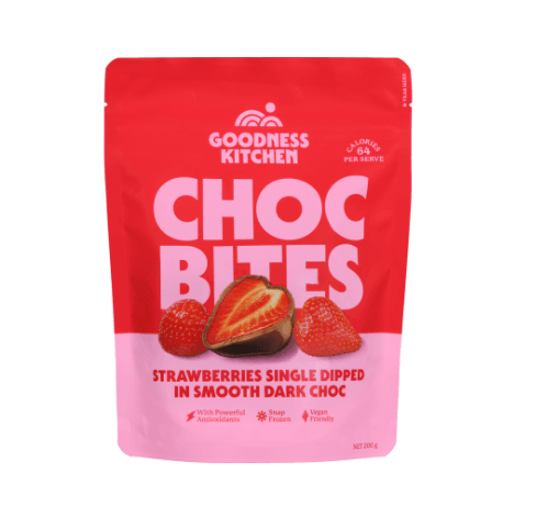 Goodness Kitchen Strawberry Choc Bites 200g