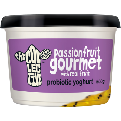 The Collective Passionfruit Gourmet Probiotic Yoghurt 500g