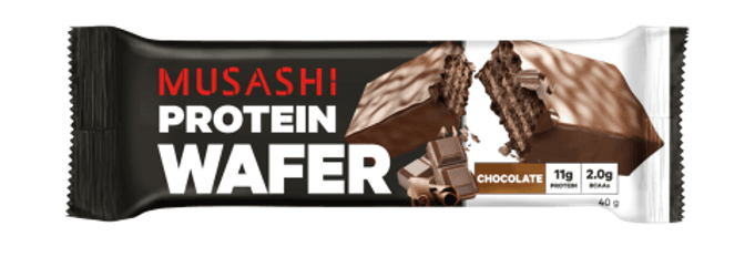Musashi Chocolate Flavour Protein Wafer 40g