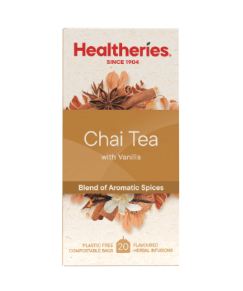 Healtheries Vanilla Chai Tea Bags 20pk