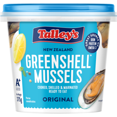 Talley's Original Greenshell Mussels 375g