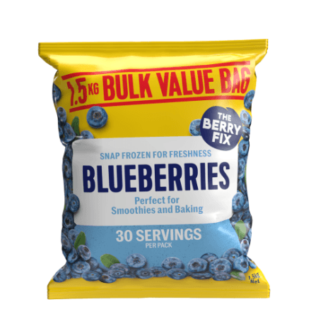 The Berry Fix Snap Frozen Blueberries 1.5kg