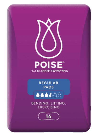 Poise Regular Pads 16pk
