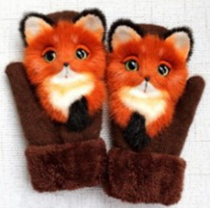 Hand Knitted Nordic Mittens