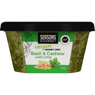 Seasons Basil & Cashew with Lime Chunky Dips 140g