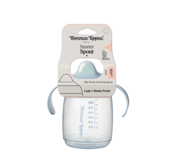 Tommee Tippee Starter Spout First Cup 4+ Months Assorted 240ml
