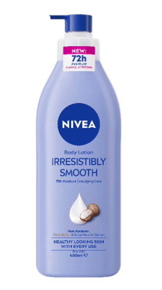 Nivea Irresistibly Smooth 72hr Moisture Body Lotion 400ml