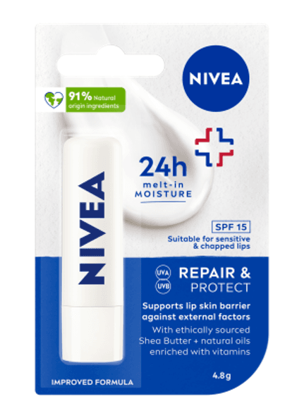 Nivea Repair & Protect Lip Balm SPF15 4.8g
